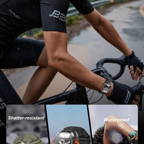 IP68  Waterproof Performance and military-grade drop resistance watch - Image 4