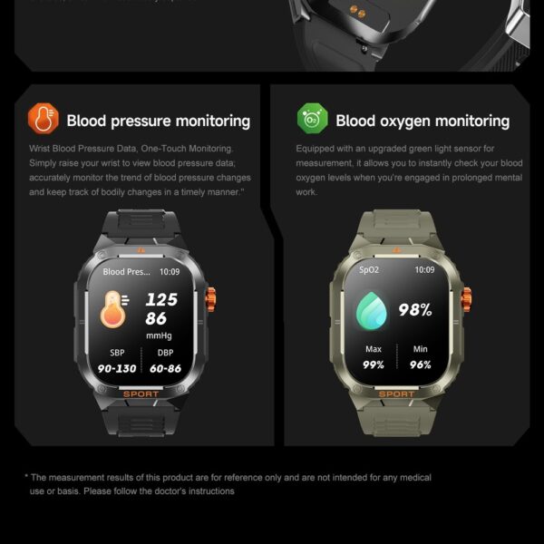 IP68  Waterproof Performance and military-grade drop resistance watch - Image 6